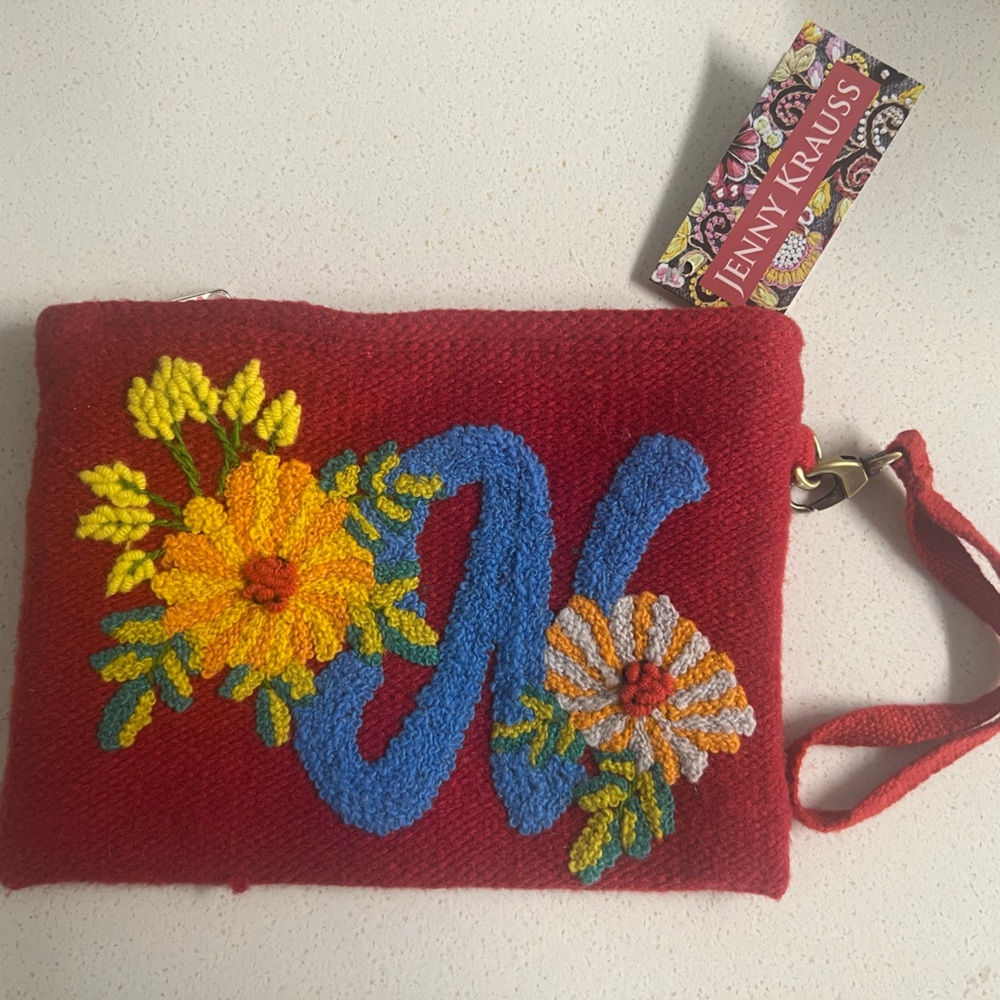 NWT Jenny Krauss N Cosmetic Bag